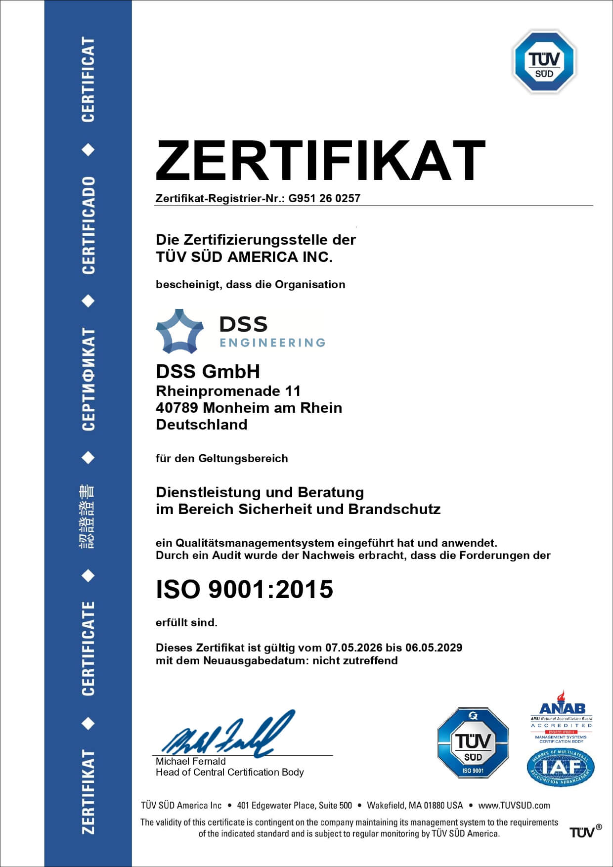 G951 26 0257 2026 05 07 MsANAB 9001 GER Page 0001 | Über uns