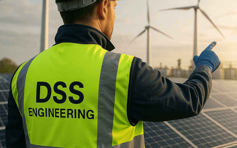 Energievision_ Ingenieur im Sonnenlicht